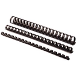 Fellowes 25mm 21 Ring Black Binding Coils
