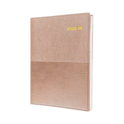 Collins Vanessa A5 Day To Page 1hr Champagne 25/26 Financial Year Diary