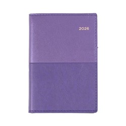Collins 2026 Vanessa 355 B7R Week To View Purple Diary