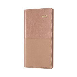 Collins 2026 Vanessa 375 B6/7 Landscape Week To View Rose Gold Diary