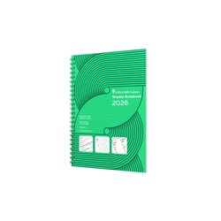 Collins 2026 Colplan 61 A5 Week To A View Green Diary