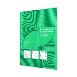 Collins 2026 Colplan 62 A4 Week To A View Green Diary