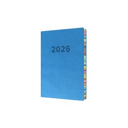 Collins 2026 Edge A5 Day To A Page Blue Diary