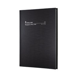 Collins 2026 Kingsgrove 141 A4 Day To Page Black Diary
