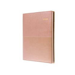 Collins 2026 Vanessa 385 A5 Week To View Rose Gold Diary