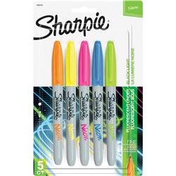 Sharpie Fine Point Marker Permanent 1.0mm Neon Assorted