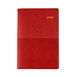 Collins 2026 Vanessa 355 B7R Week To View Red Diary
