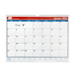 Sasco 2026 530x395mm Month To View Wall Calendar