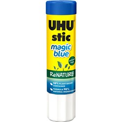 UHU 21gm ReNature Blue Glue Stick