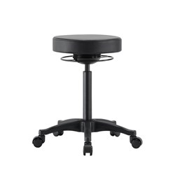 Buro Black Polo Stool