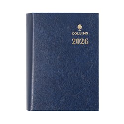 Collins 2026 Sterling A7 Week To View Blue Diary With Pencil