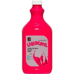 Liquicryl Acrylic Fluro Paint - 2L - Pink 
