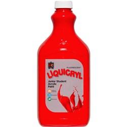 Liquicryl Acrylic Fluro Paint - 2L - Scarlet Red