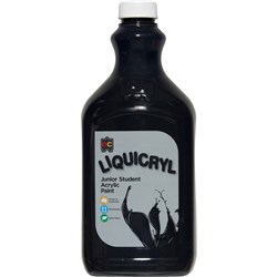 Liquicryl Acrylic Paint - 2L - Black
