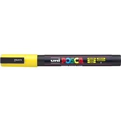 Uni Posca Paint Marker PC-3M Fine 1.3mm Bullet Tip Yellow