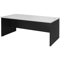 Logan 1800x750mm White/Ironstone Desk