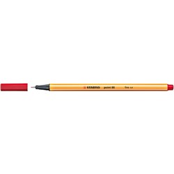 Stabilopoint 88 Red 0.4mm Fineliner