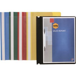 Marbig A4 Standard Blue/Clear Front Flat File