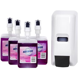 Northfork Foaming Hand Wash Dispenser With Starter 4 Cartridges