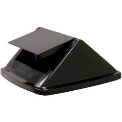 Italplast Waste Bin Swing Top Lid Only 32lt Black