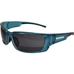 Maxisafe Denver Safety Glasses Smoke Lens With Blue Frame