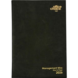 Office Choice 2026 A4 Management Black Day To Page 15min Appointment Wiro Diary