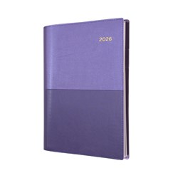 Collins 2026 Vanessa 385 A5 Week To View Purple Diary