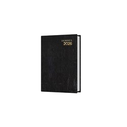 Debden 2026 Kyoto A7 Day To Page Black Pocket Diary