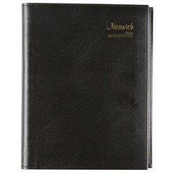 Cumberland 2026 Norwich 52S A5 2 Days To Page Black Wiro Diary