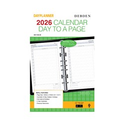 Debden 2026 Dayplanner Desk Day To Page Diary Refill