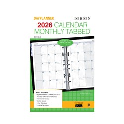 Debden 2026 Dayplanner Desk Month To View Diary Refill With Tabs