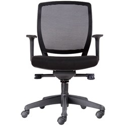 Rapidline Hartley Promesh Medium Back/Black Fabric Seat Task Chair