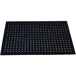 Safewalk Rubber Mat 600 X 900Mm Black