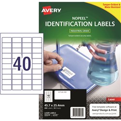 Avery White L6145 Ultra Heavy Duty Industrial Labels