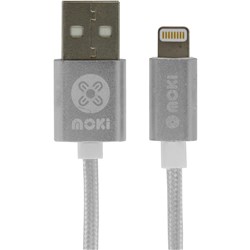 Moki 3M Silver Lightning Cable