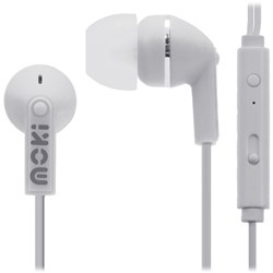 Moki Noise Isolation Earphones White