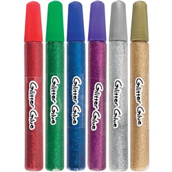 Glitter Squeeze Pens Glue pack 6