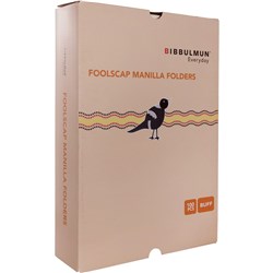 Bibbulmun Foolscap Buff Manilla Folders